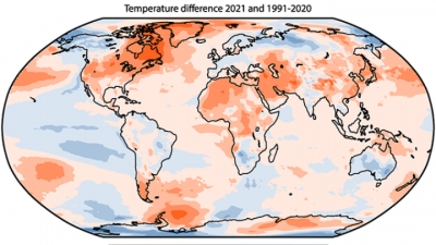 Copernicus: Ρεκόρ υπερθέρμανσης τα τελευταία 7 χρόνια