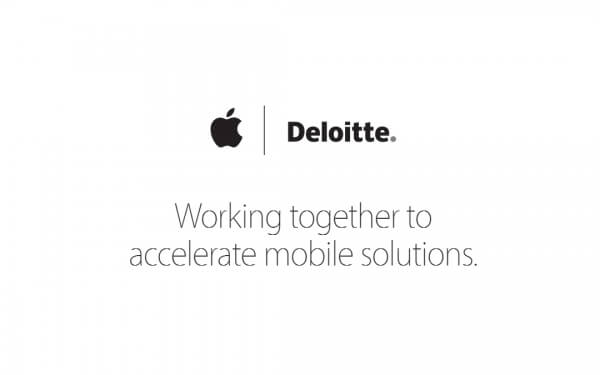 Η Apple και η Deloitte ενώνουν τις δυνάμεις τους