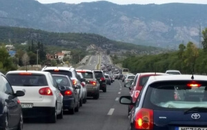 Με ηλιοφάνεια αλλά και τσουχτερό κρύο η επιστροφή των εκδρομέων