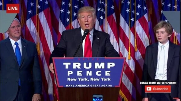 Εκλογές ΗΠΑ 2016: Νέος πρόεδρος ο Ντόναλντ Τράμπ