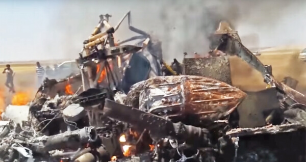 Ρωσικό στρατιωτικό ελικόπτερο κατερρίφθη στη Συρία (VIDEO)