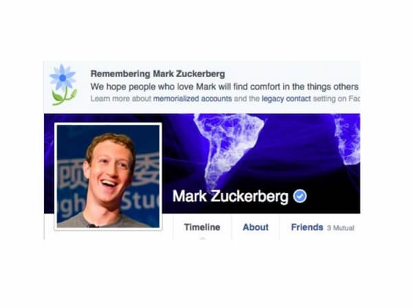 Το Facebook «πέθανε» τον δημιουργό του και μερικά ακόμη εκατομμύρια χρήστες!