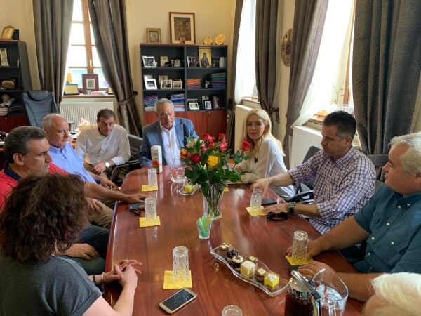 Στο Δημαρχείο Πολυγύρου η Υφυπουργός Αγροτικής Ανάπτυξης, Φωτεινή Αραμπατζή