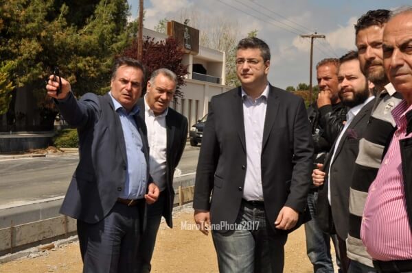 Αυτοψία στο τμήμα των 4 χιλιομέτρων, όπου εκτελούνται εργασίες μεταξύ της Ποτίδαιας και των Μουδανιών