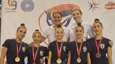 Εθνική ομάδα ρυθμικής γυμναστικής: Με 14 μετάλλια επιστρέφει από το Βαλκανικό Πρωτάθλημα