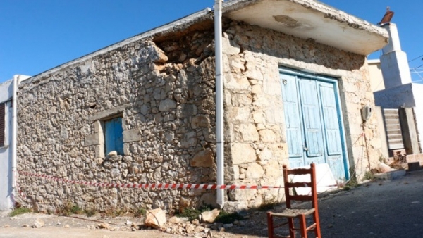 Επιδείνωση της κατάστασης στο Αρκαλοχώρι από τη νέα σεισμική δόνηση των 5,4 βαθμών