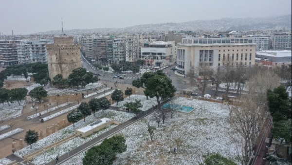 Πολικές θερμοκρασίες και ισχυρός παγετός στη Β. Ελλάδα