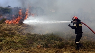Καλύτερη η εικόνα στα μέτωπα της φωτιάς στην περιοχή Μόλα Καλύβα
