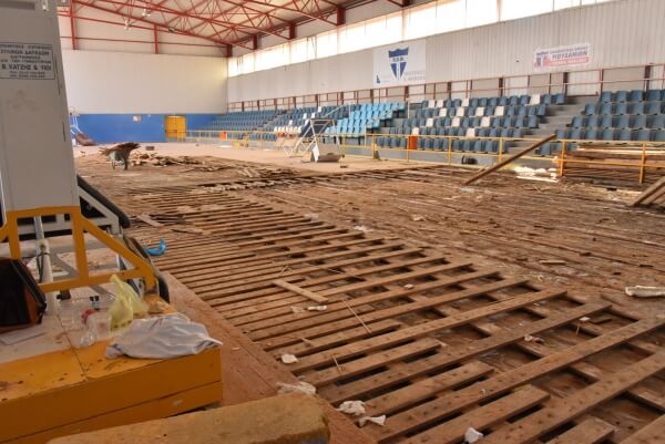 Ξεκίνησαν οι εργασίες επισκευής του Κλειστού Γυμναστηρίου Ν. Μουδανιών