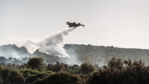 Μεγάλη φωτιά είναι σε εξέλιξη στην Εύβοια