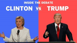 Χωρίς ξεκάθαρο "νικητή" η τηλεοπτική αναμέτρηση μεταξύ του Ντόναλντ Τραμπ και της Χίλαρι Κλίντον