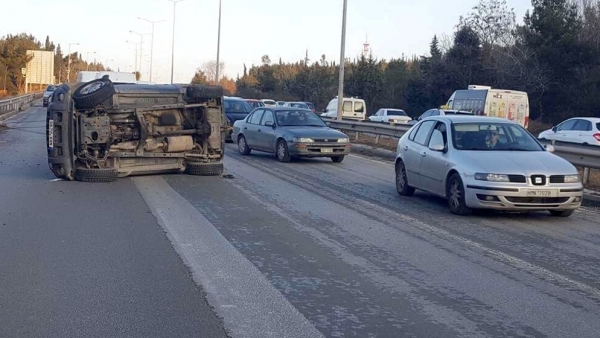 Δύο εκτροπές αυτοκινήτων το πρωί στη Θεσσαλονίκη