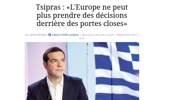 Α. Τσίπρας στη Le Figaro: «Η περιπέτεια της Ελλάδας θα λάβει τέλος τον Αύγουστο 2018. Για πρώτη φορά πιστεύω ότι δεν αποτελεί πλέον όνειρο»