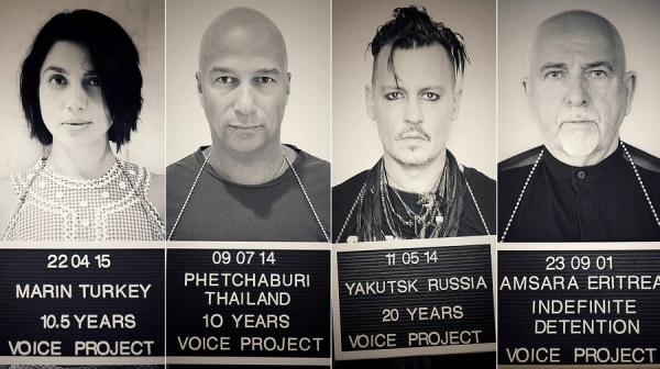 ΗΠΑ: Πίτερ Γκάμπριελ, Τζόνι Ντεπ ηγούνται της εκστρατείας 'Imprisoned for Art' για την απελευθέρωση φυλακισμένων καλλιτεχνών