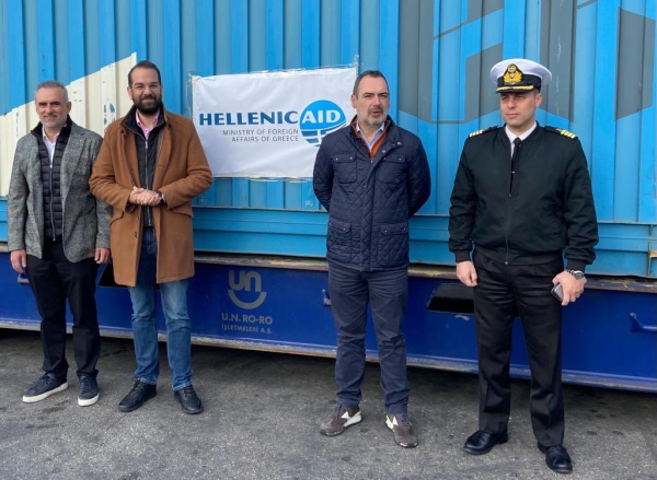 Νέα ανθρωπιστική βοήθεια 50 τόνων από την Ελλάδα στην Τουρκία