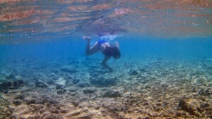 Υποβρύχιες διαδρομές για κολυμβητές πάνω από τον βυθισμένο οικισμό στο Παυλοπέτρι