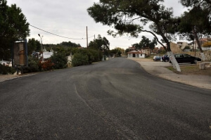 Εξέλιξη εργασιών του έργου “Εσωτερική οδοποιία τμημάτων οδών Δ.Ε. Μουδανιών” στην Τ.Κ.Ν.Ποτίδαιας